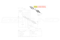 Mitsubishi OEM Rear Axle Diagram for Evo 7/8/9