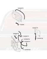 Mitsubishi OEM Timing Belt Cover Gaskets for Evo 8/9