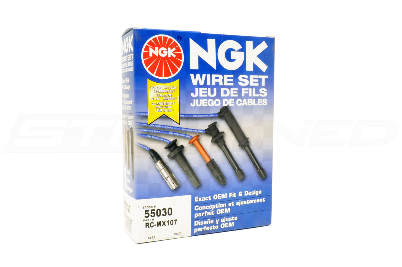 NGK Spark Plug Wires 55030 for Evo 4-9 (RC-MX107)