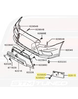 STM OEM Front License Plate Install Kit for Evo X (FLIC)