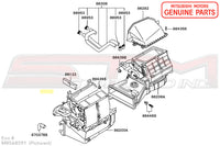 MR568591 Mitsubishi Heater Blower Resistor - Evo 8/9