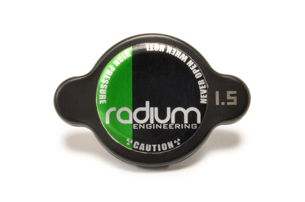 Radium Black and Green Radiator Cap Type-A
