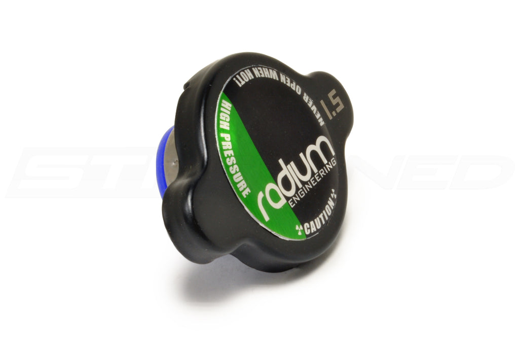 Radium Black and Green Radiator Cap Type-A