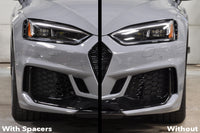 Audi RS5 Wheel Spacers Before After