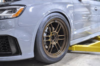 RS3 Drag Brake Kit with Scalloped Rotor Installed with RPF1's and Hoosier Drag Radials