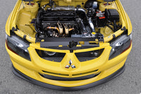 Evo 7 8 9 Forward Facing Turbo Yellow Evo Polished Manifold