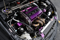 Evo 7 8 9 Radiator Brackets Purple