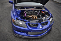 STM Evo 7/8/9 3" Titanium Race Upper Intercooler Pipe Kit (Polished aluminum is pictured installed)
