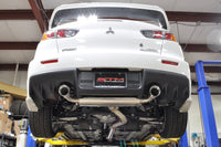 STM Evo X Stainless Cat-Back Dual Exit Exhaust (With Muffler)