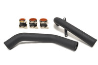 STM Evo X Stainless Upper Intercooler Pipe Kit (Wrinkle Black)