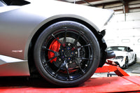 STM Titanium Lug Bolts for Lamborghini Huracan Installed