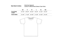 American Apparel TR401W Shirt Sizing Chart