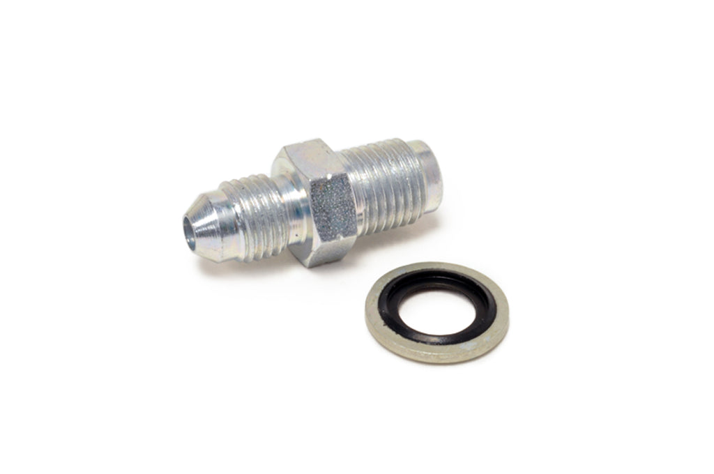 TechnaFit Turbo Oil Inlet Fitting with Washer for Mitsubishi (-4AN to 12mm x 1.25)