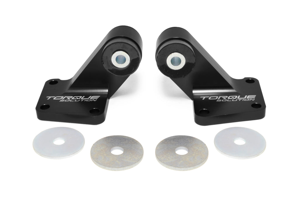 Torque Solution Evo 8/9 Billet Black Rear Diff Mounts TS-EV-196