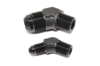 Vibrant Male AN to Male NPT 45° Adapter Fittings