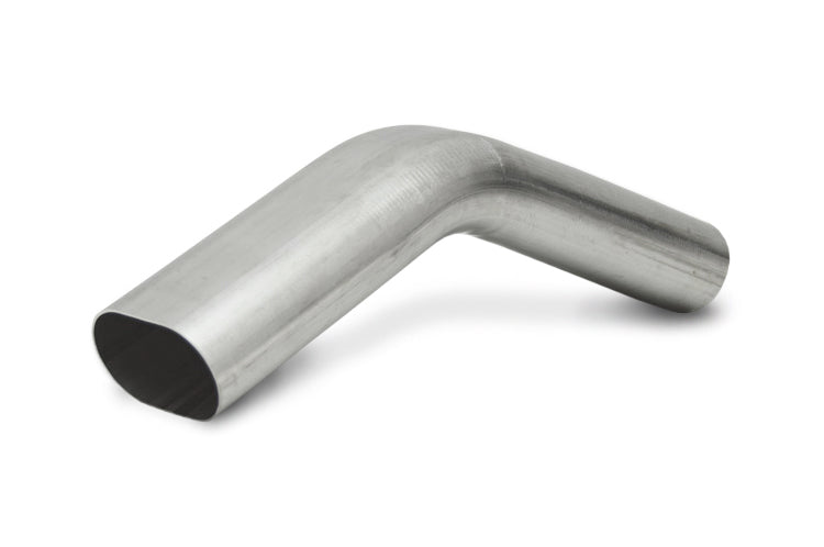 Vibrant 1406 Oval Stainless Steel Exhaust Tip - T304 Stainless, Single Wall Angle-Cut