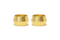 Vibrant Brass Olive Inserts (Pack of 2)