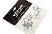 Vibrant Fuel Injector Style Mini Hose Clamps (Pack of 10) (12238 is Pictured)