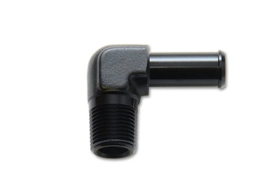 Vibrant Male NPT to Hose Barb 90° Adapters