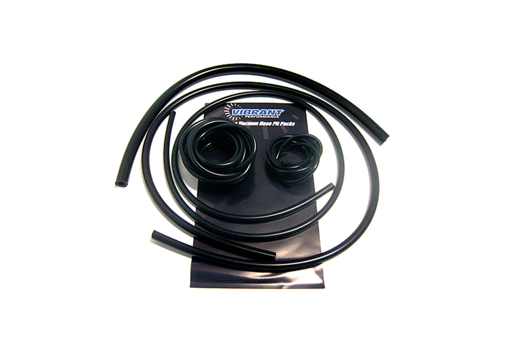 Silicone Vacuum Hose Kit – 3mm, 4mm, 5mm – 5ft Each (15ft Total) – Black