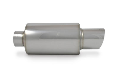 Vibrant Stainless Polished Muffler with Angle Cut Tip (1061)