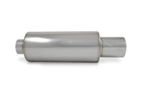 Vibrant TPV Universal Stainless Steel Muffler (4" Round Straight Cut Tip)