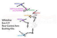 Whiteline Rear Control Arm Shock Absorber Bushings (Easy Fit) for Evo 4-9 (W0589)
